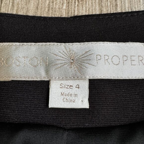 Boston Proper Tweed Jacket‎ Womens 4 Jewel Sparkle Sequins Metallic Thread Edgy - Picture 6 of 8